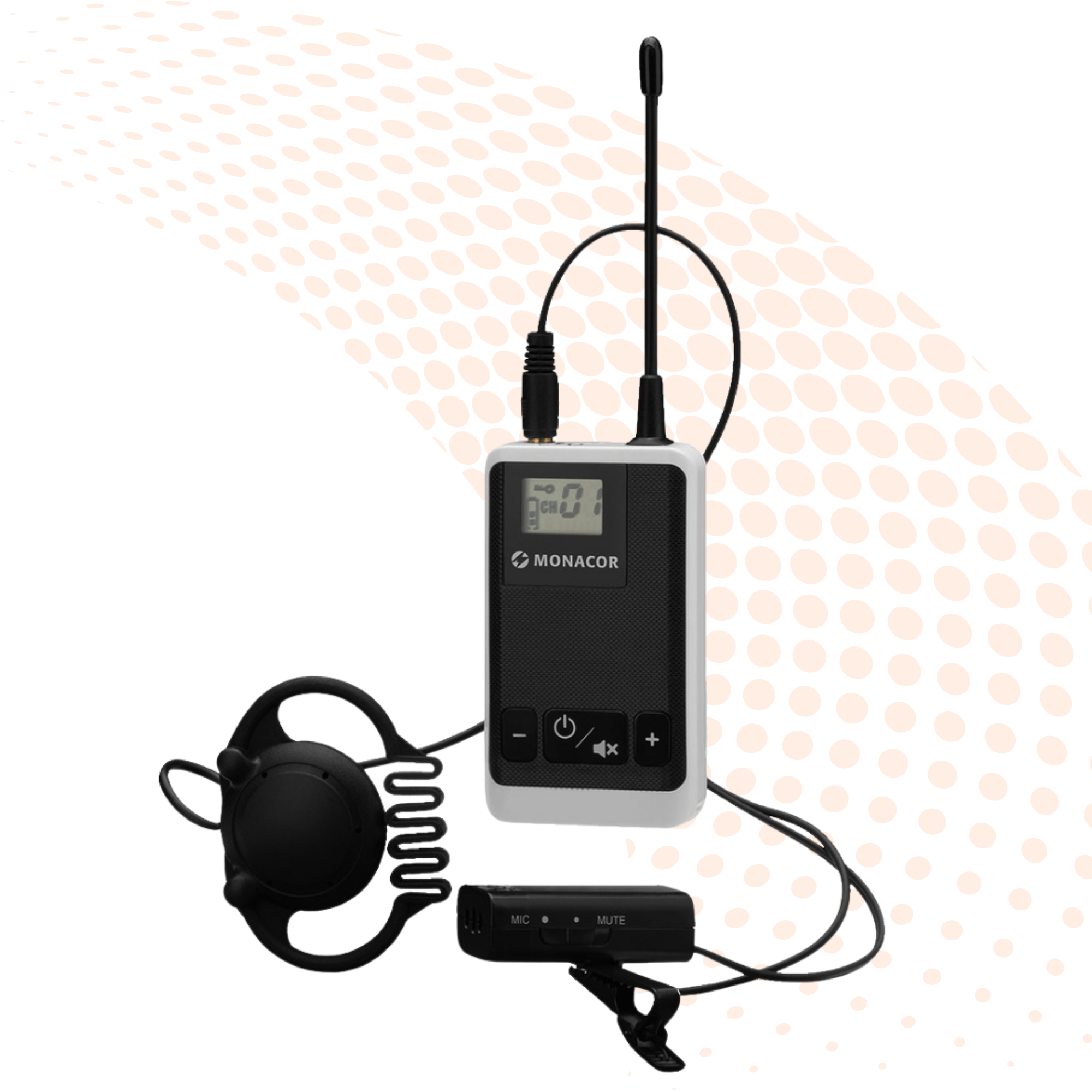 Monacor ATS-22T 2-Way Transmitter