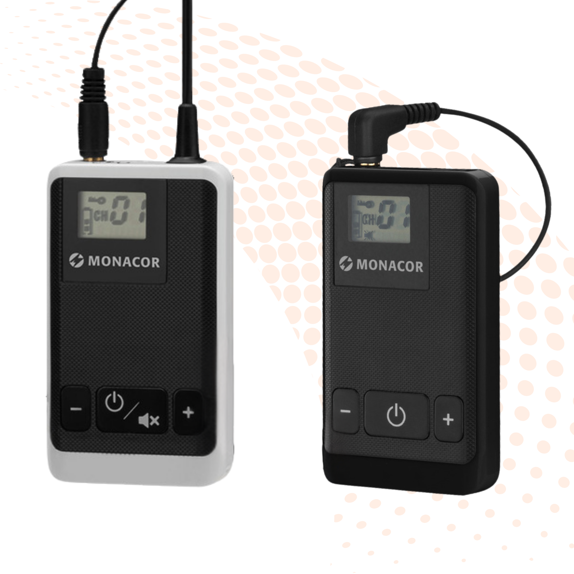 2-Way 100m 16 Channel System Monacor ATS-22