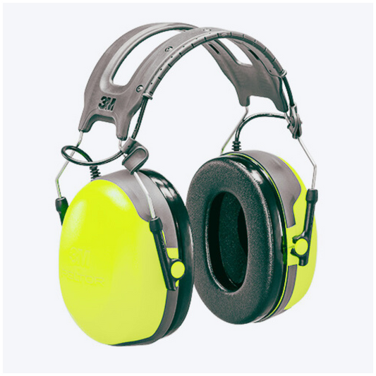3M Peltor Headset (CH-3 FLX2) Industrial Hearing Protector Headphone with 3.5mm Connection Lead