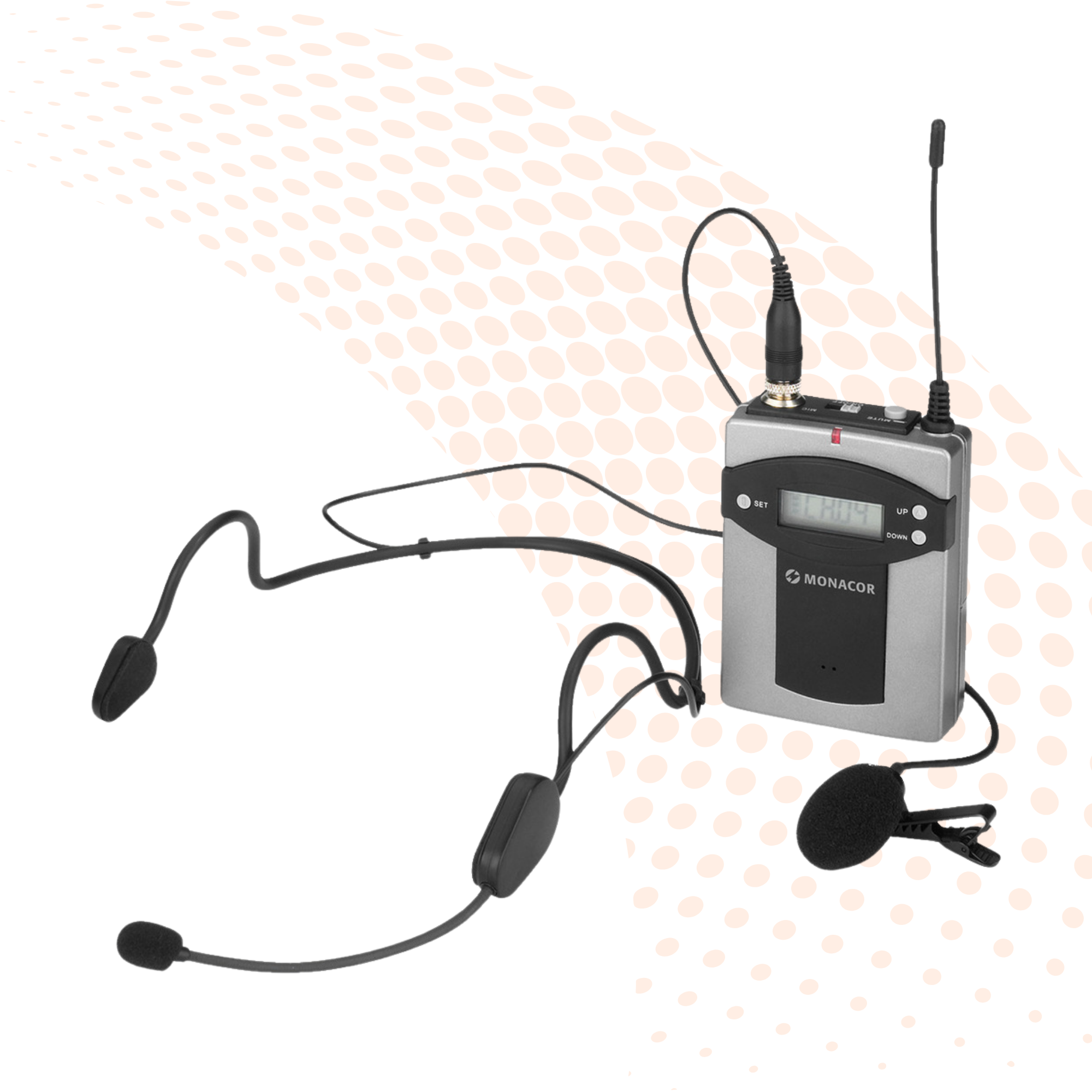 Monacor TXA-800HSE 1-Way Portable Transmitter