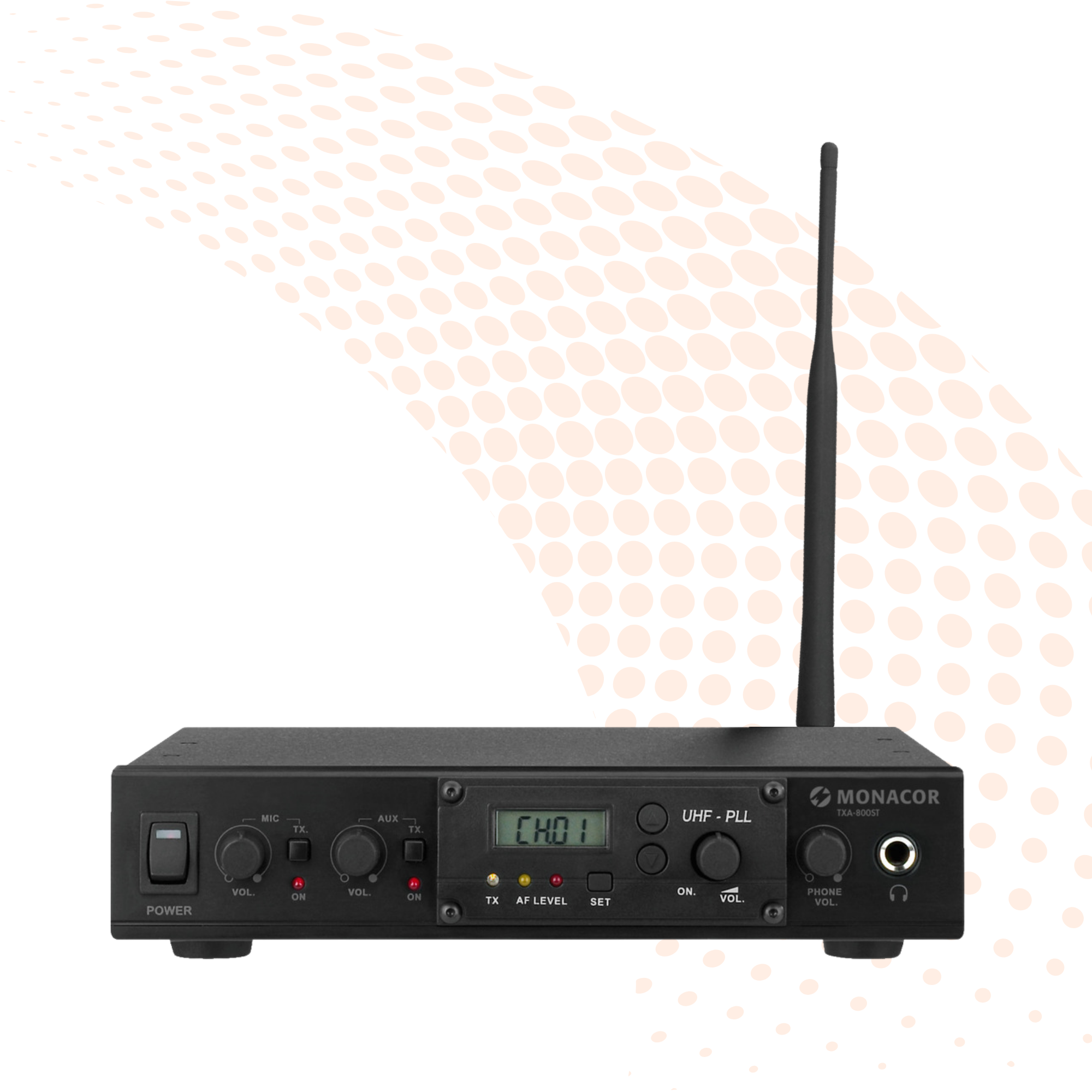 Monacor TXA-800ST 1-Way Fixed Transmitter