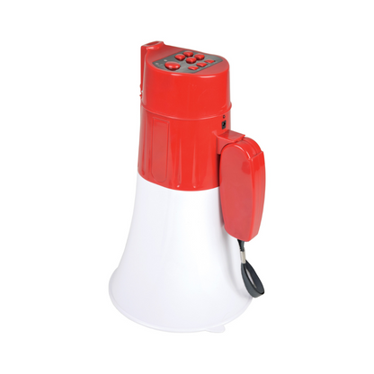 15W Rechargable Megaphone With Siren, Media Player & Bluetooth