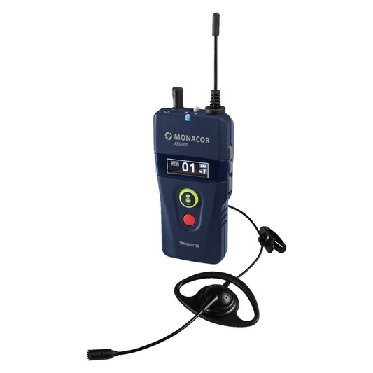 Monacor ATS-80T Premium 2-Way Tour Guide Transmitter