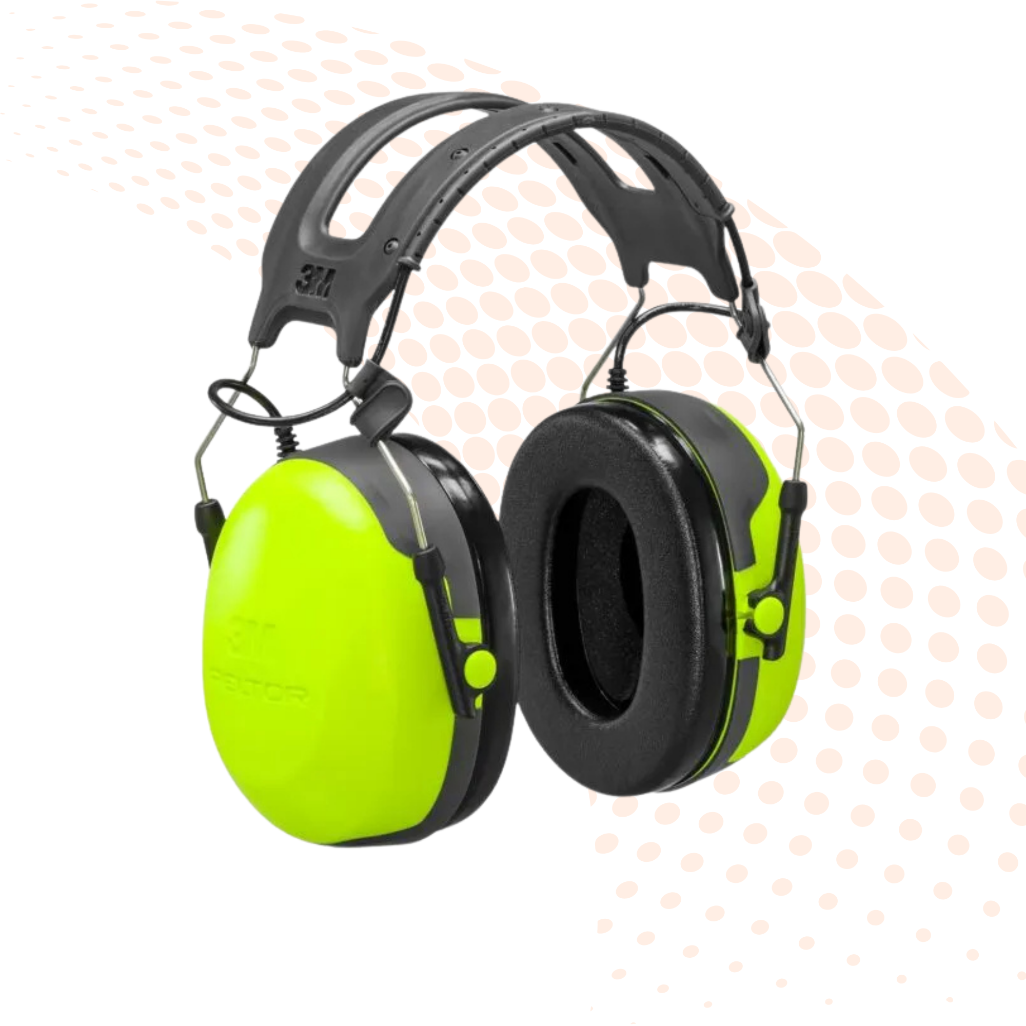 Industrial Hearing Protector Headphone with 3.5mm Connection Lead