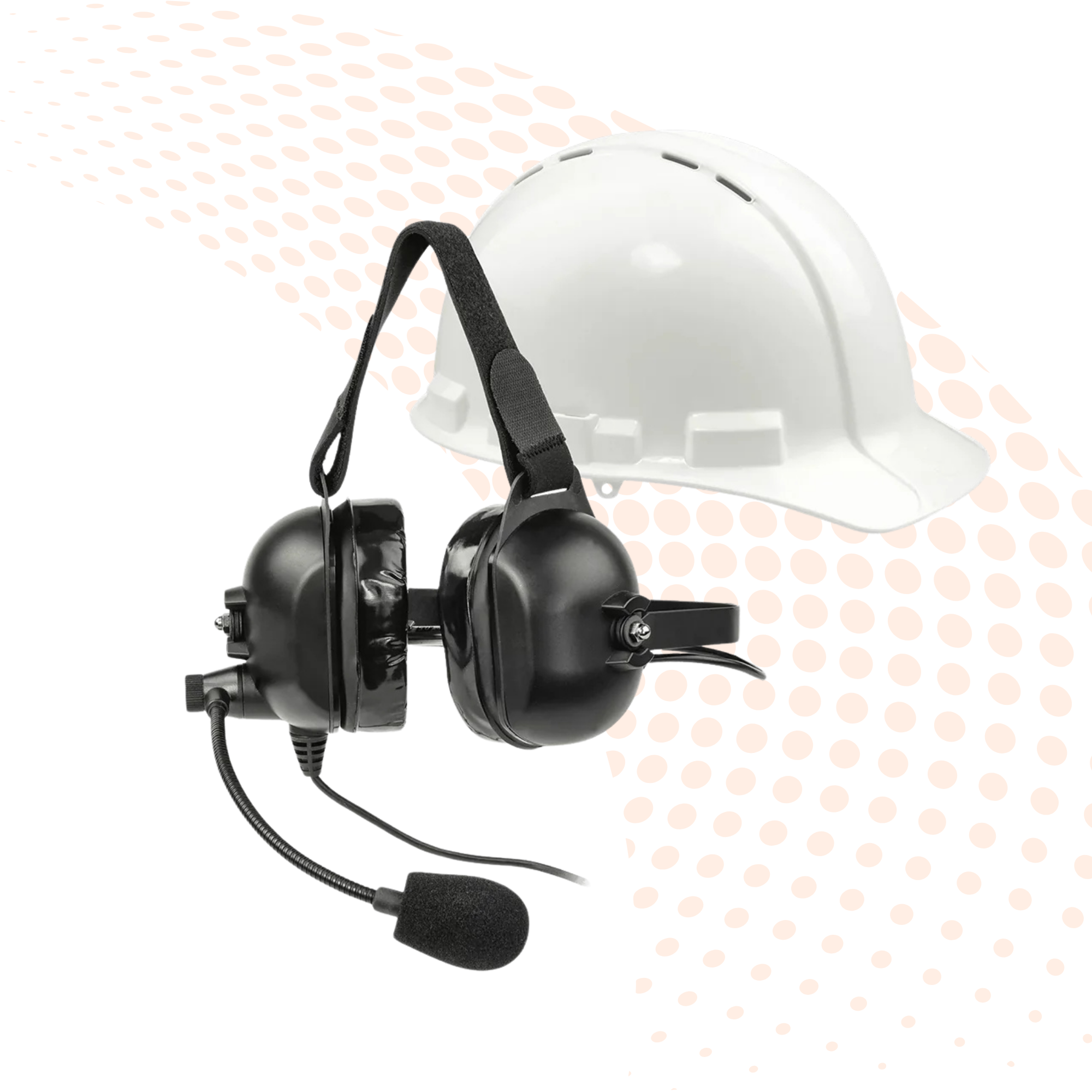 Industrial Hearing Protector Headphone Microphone