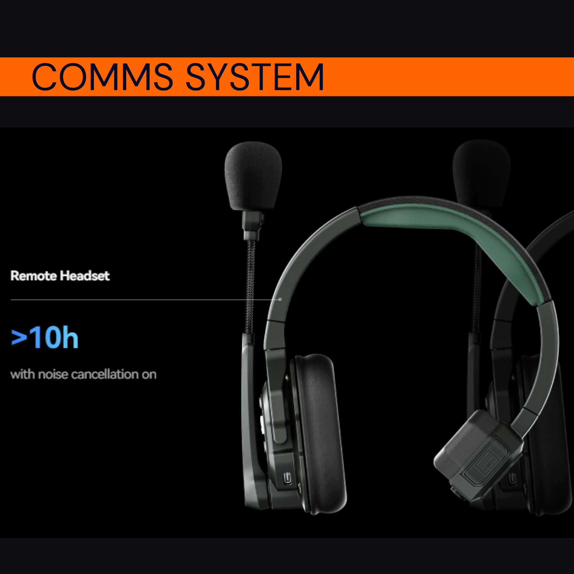 Comms System 9 Devices With Charging Dock and Case