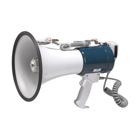 35W Megaphone With Siren & Handheld Microphone