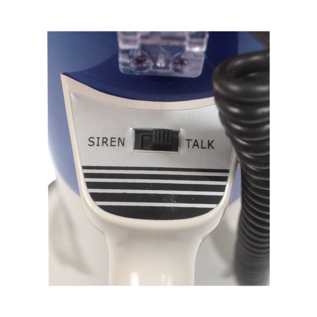 25W Megaphone With Siren & Handheld Microphone