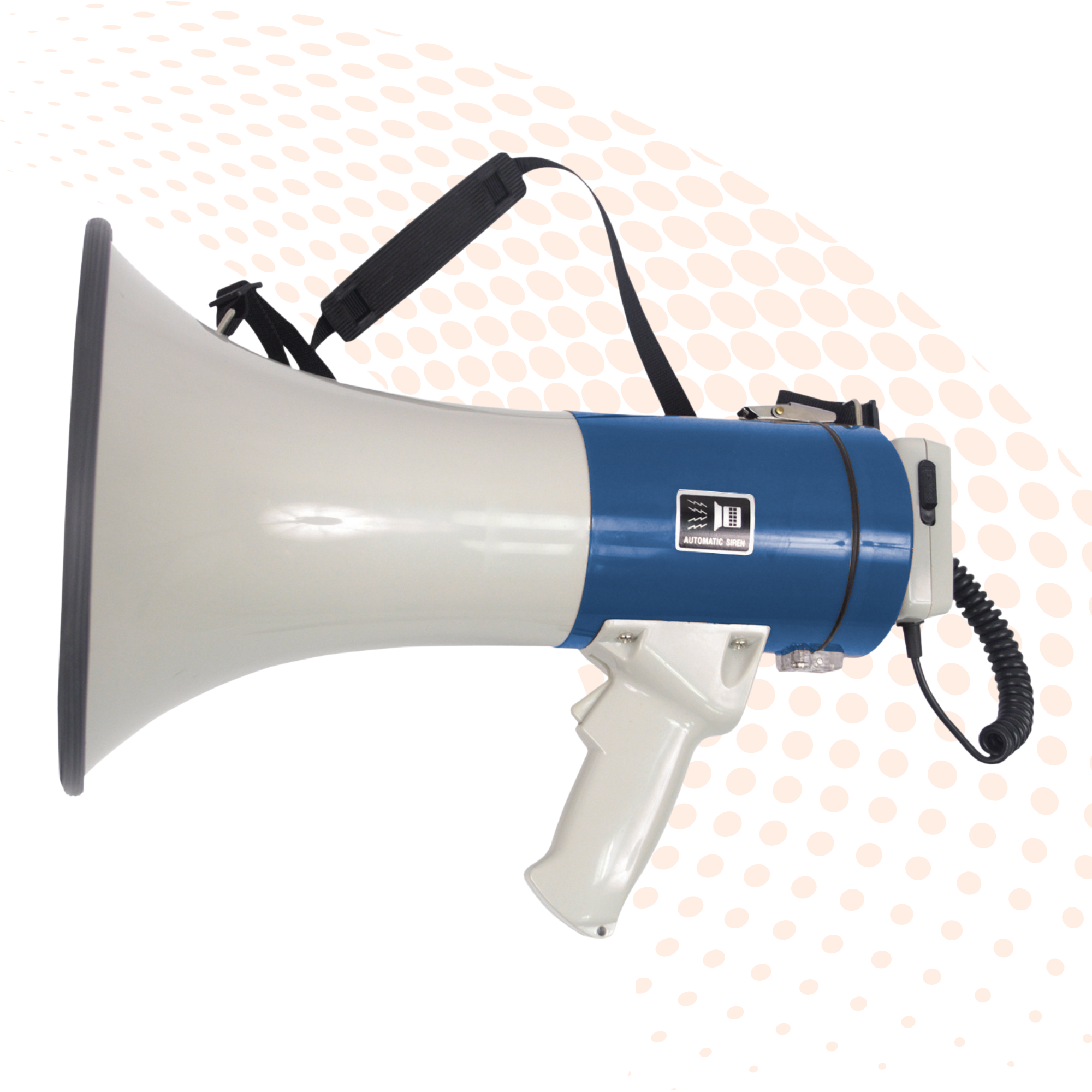 Megaphone With Siren & Handheld Microphone 25W