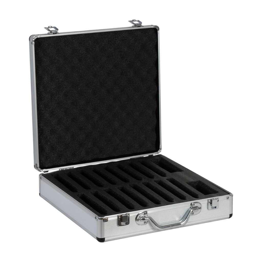 Simultaneous Translation 16-Slot Transport Case