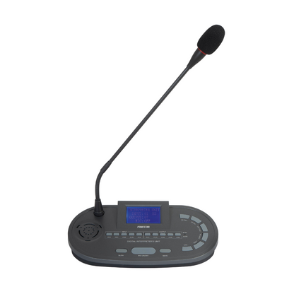 Simultaneous Translation Desktop Microphone With Headband Microphone